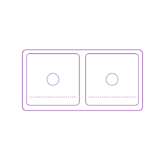 Fixtures Kitchen Sinks Ikea Havsen Front Apron Double Bowl Kitchen Sink Vinyl Svg File, Free Vectors File